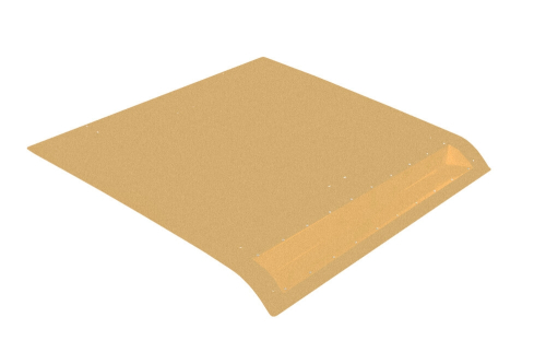 Pro Armor - Pro Armor Aluminum Roof with Light Bar Pocket - Gold Matte - P141297GM