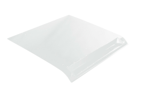 Pro Armor - Pro Armor Aluminum Roof with Light Bar Pocket - Matte White Pearl - P141297MWP