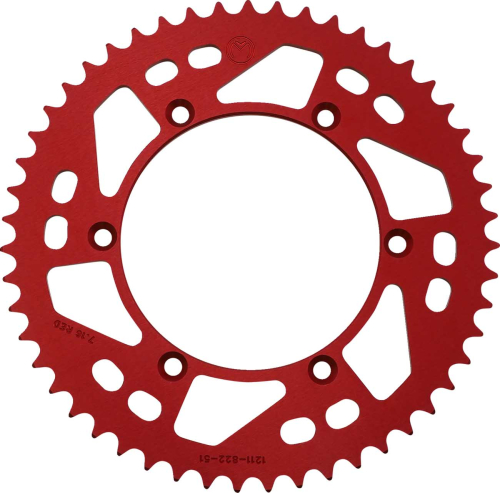 Moose Racing - Moose Racing Aluminum Rear Sprocket - 51T - 1211-822-51-13
