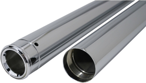 Custom Cycle - Custom Cycle 49mm Show Chrome Fork Tubes - 25.75in. - 710001