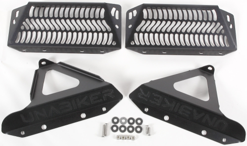 Unabiker - Unabiker Radiator Guard - Black - YYZ22125