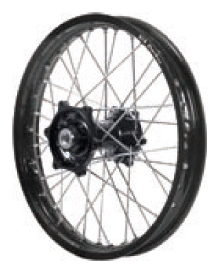 Dubya - Dubya MX Rear Wheel with Excel Rim - 2.15x18 - Black Hub/Black Rim - 70-3135BB