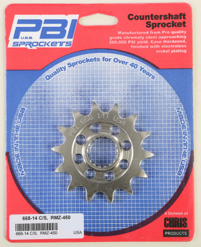 PBI - PBI Steel Front Sprocket - 14T - 668-14