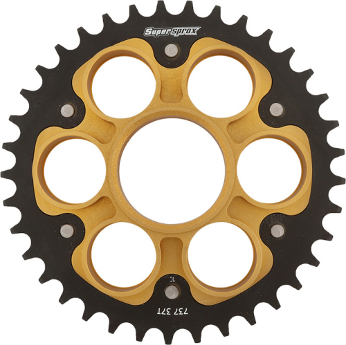 Supersprox - Supersprox Stealth Rear Sprocket - 37T - RST-737-37-GLD