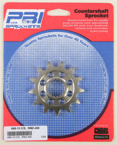 PBI - PBI Steel Front Sprocket - 13T - 668-13