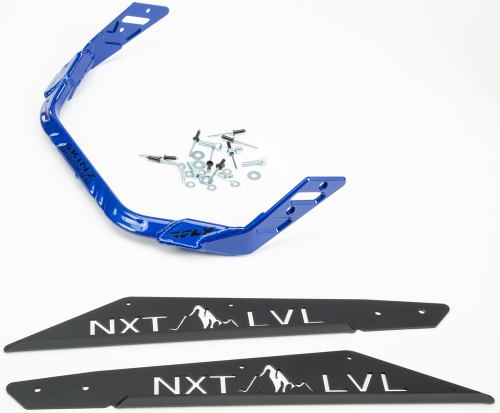 Skinz Protective Gear - Skinz Protective Gear NXT LVL Rear Bumper - Black/Sky Blue - NXPRB226-FBK/PBL