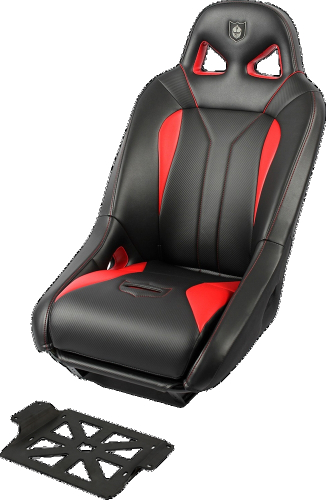Pro Armor - Pro Armor G-2 Suspension Seat - Black/Red - CA162S190RD