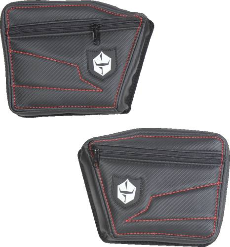 Pro Armor - Pro Armor Door Knee Pads - Front - Red - H191Y330RD