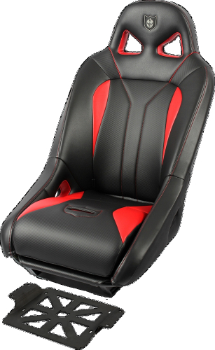 Pro Armor - Pro Armor G-2 Suspension Seat - Black/Red - CA162S185RD