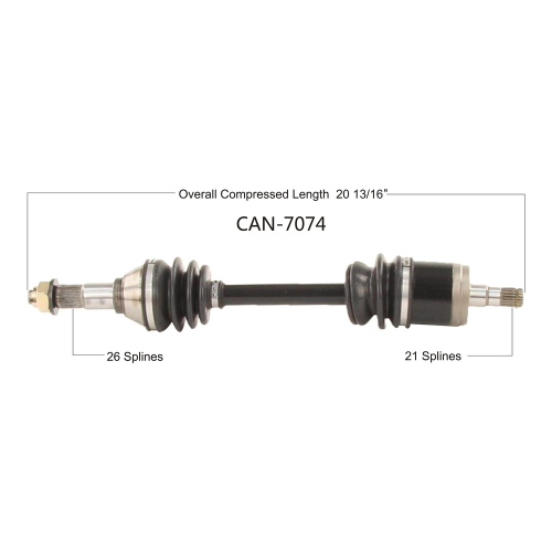 Open Trail - Open Trail OE 2.0 Front Axle - CAN-6074HD