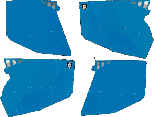 Pro Armor - Pro Armor Stealth Doors - VooDoo Blue - P144228VB-689
