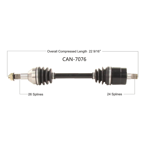 Open Trail - Open Trail OE 2.0 Rear Axle - CAN-6076HD