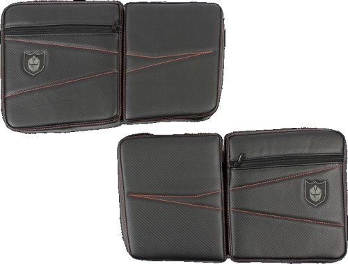 Pro Armor - Pro Armor Door Knee Pads - Rear - Orange - P144054OR