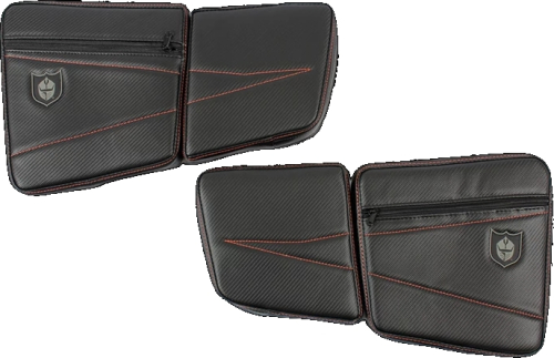 Pro Armor - Pro Armor Pro Armor Door Knee Pads with Storage - Orange - P144055OR