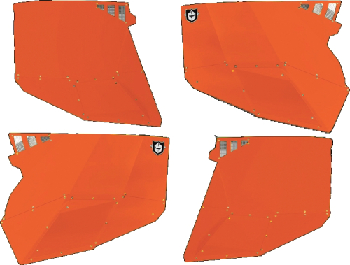 Pro Armor - Pro Armor Stealth Doors - Orange Rust Metallic - P144228ORM