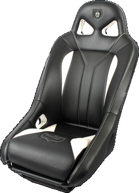Pro Armor - Pro Armor G-2 Suspension Seat - Black/White - P141S190WH