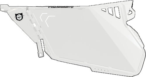 Pro Armor - Pro Armor Traditional Paddle Door Latch - P141D000WH-133