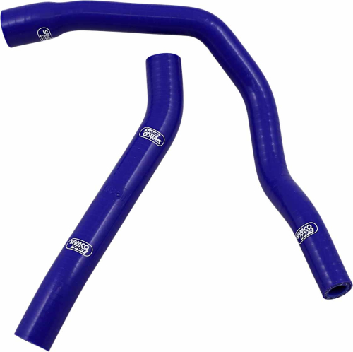 Moose Racing - Moose Racing Race Fit Radiator Hose Kit without Clamps - Blue - YAM90-BL-M