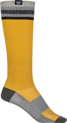 Fly Racing - Fly Racing MX Socks - Thin - 350-0542L - Yellow - Large