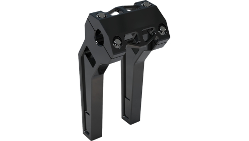 LA Choppers - LA Choppers 1in. Pullback Riser Kit - 8in. - Black Anodized - LA-7471-08B