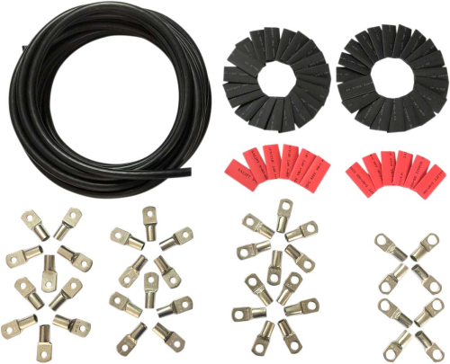 Drag Specialties - Drag Specialties Custom Cable Kit - Black - 2113-0672