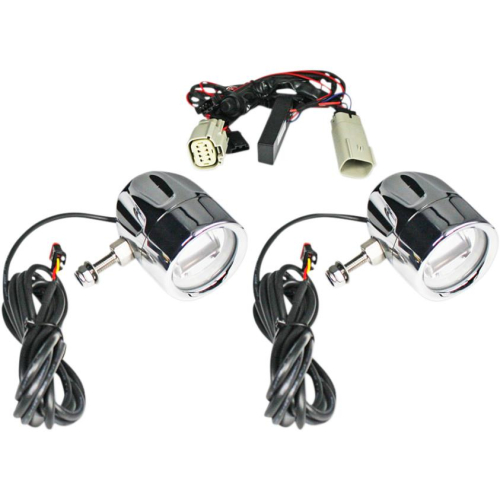 Custom Dynamics - Custom Dynamics LED Halo Fog Lights - Chrome - PB-FOG-TKE-C
