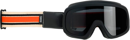 Biltwell Inc. - Biltwell Inc. Overland 2.0 Goggles - O2-FAC-BLK-CO - Racer Cream/Orange / Clear Lens - OSFM