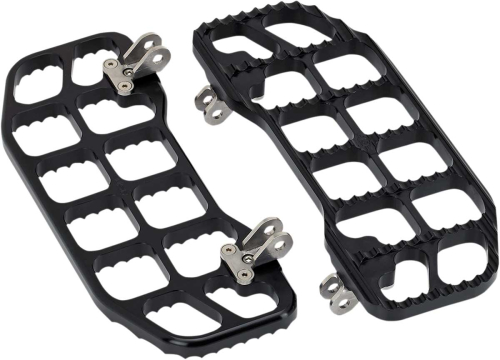 Joker Machine - Joker Machine Serrated Floorboards -Black Anodized - 08-640-1B