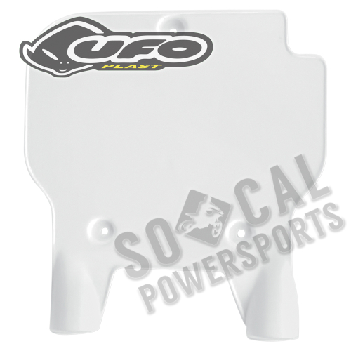 UFO Plastics - UFO Plastics Front Number Plate - White - KA02761047