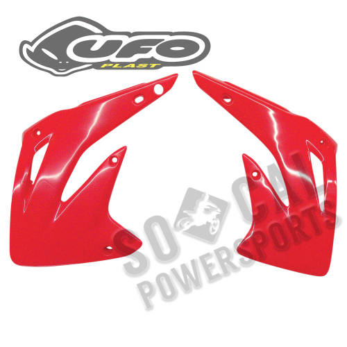 UFO Plastics - UFO Plastics Radiator Covers - 00-14 CR Red - HO03630-070