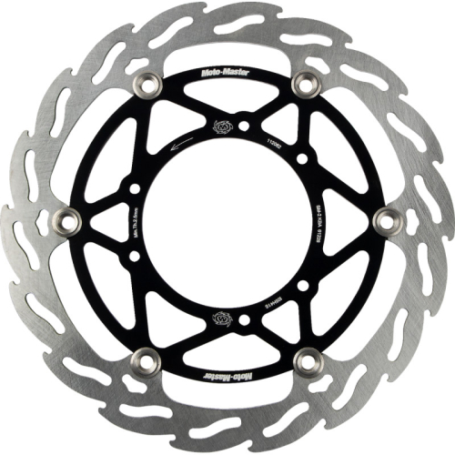 Moto-Master - Moto-Master Floating Brake Disc - Black Flame - 112082-PU