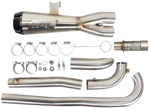 Two Brothers Racing - Two Brothers Racing 2IN1 Comp-s Exhaust Systems For Sportster S - Brushed - 005-5410199