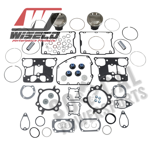 Wiseco - Wiseco VT Piston Kit (95ci., Domed) - Standard Bore 3.875in., 10.5:1 Compression - VT2709