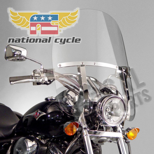 National Cycle - National Cycle SwitchBlade 2-Up Windshield - Clear - N21135