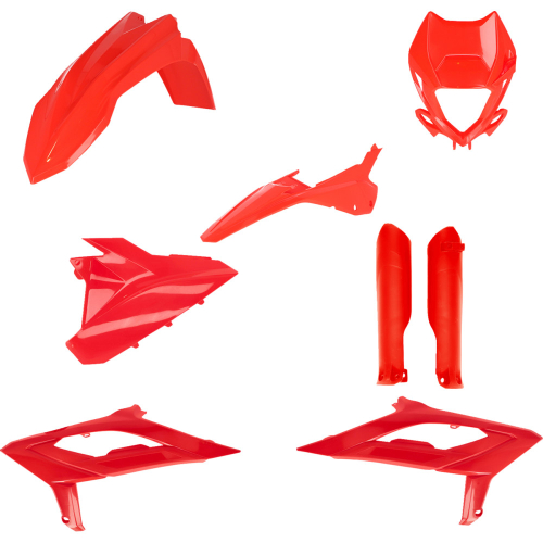 Acerbis - Acerbis Full Plastic Kit - Red - 2979470004