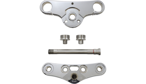 Hawg Halters Inc - Hawg Halters Inc 3deg. Triple Tree - Chrome - 49WGCR3-ST18