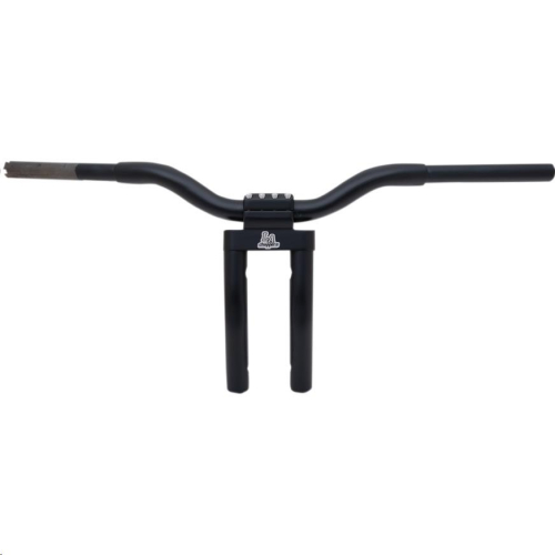 LA Choppers - LA Choppers 1-1/4in. Kage Fighter Pullback Heights T-Bar - 10in. Rise - Flat Black - LA-7336-10M