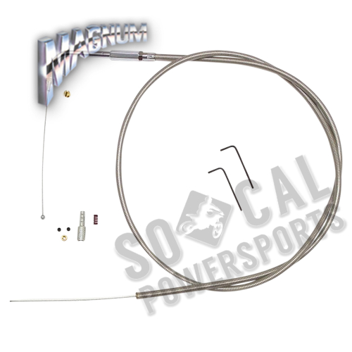 Magnum - Magnum BYO Build Your Own Throttle/Idle Cable Kit - Stainless Steel - 394539