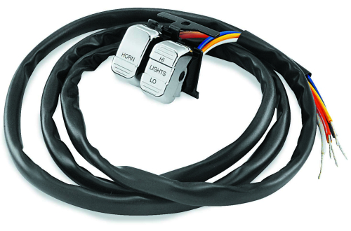 Twin Power - Twin Power Dimmer/Horn Switch - Chrome - 601696