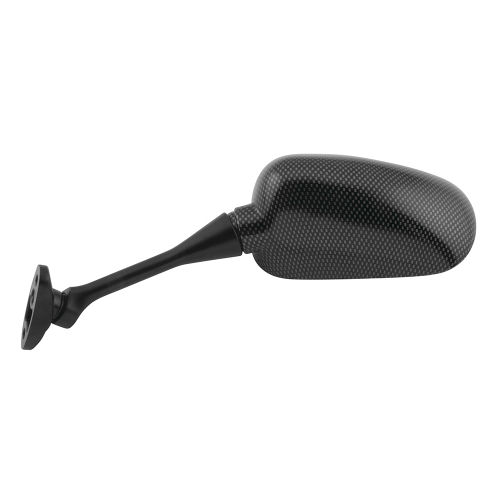 BikeMaster - BikeMaster OEM Replacement Mirror - Left - Carbon Fiber - 600281