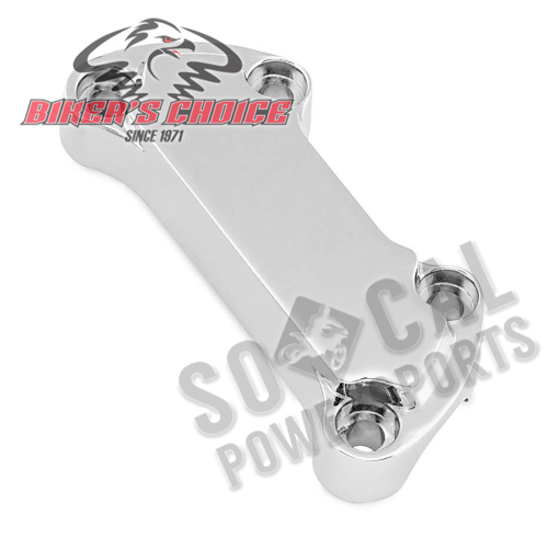 Bikers Choice - Bikers Choice Scalloped Handlebar Clamp Without Skirt - 493976