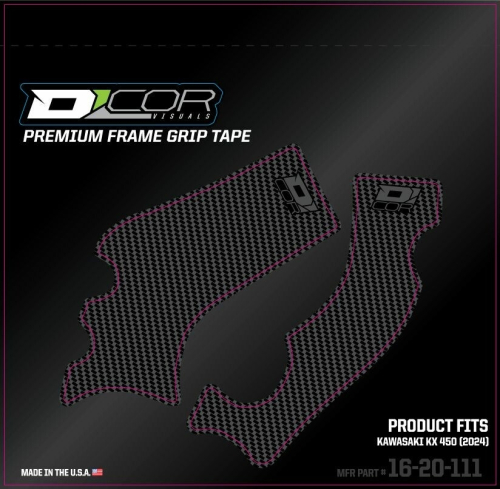DCOR - DCOR Frame Grip Guard Decals - Grey - 16-20-111