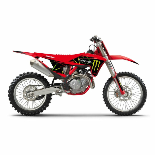 DCOR - DCOR Monster Energy GasGas Complete Graphics Kit - White - 20-65-130