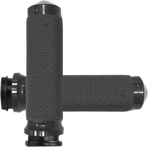Avon Grips - Avon Grips Memory Foam Grips - 1.375in. - Black - MF-63-ANO-FLY