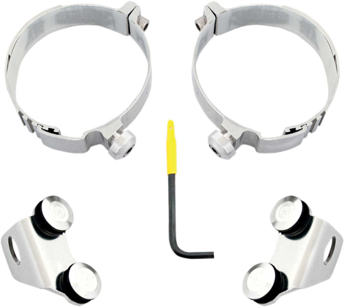 Memphis Shades - Memphis Shades Mounting Kit for Fork Deflectors - MEK1980