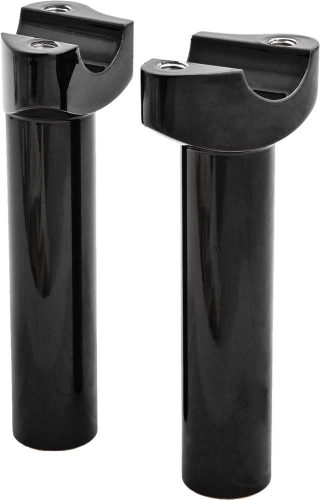 HardDrive - HardDrive Forged Straight Handlebar Risers - 5-1/2in. Rise - Black - 04-574