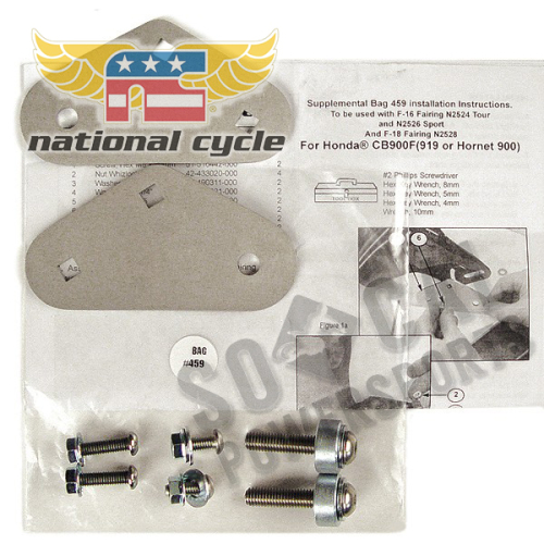 National Cycle - National Cycle Windshield Mounting Kit - BAG#459