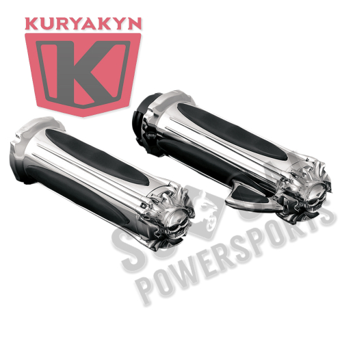 Kuryakyn - Kuryakyn Premium Zombie Grips with Throttle Boss - 6297