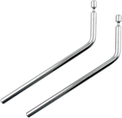 Memphis Shades - Memphis Shades Custom Mounting Rods - 2in. Longer Grooved Rods for Demon, Shooter, ClassicDeuce, HellCat Windshield - MEM9962