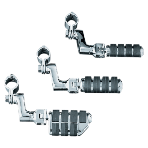 Kuryakyn - Kuryakyn Tour-Tech Cruise Pegs - Small ISO Pegs, Offset Mount 1 1/4in. clamps - 7998